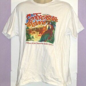 VTG Gospel Light's SonTreasure Island T-Shirt Hanes Tag Size: Large PLEASE READ